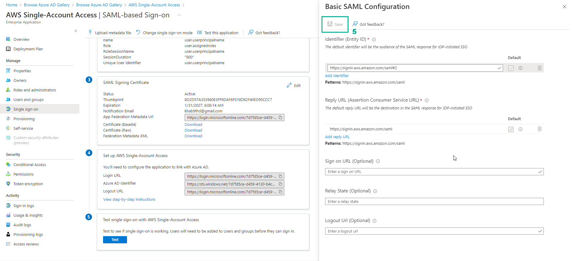 Set Up SSO with AWS